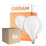 Multipack 4x Osram Classic LED E27 Globe Filament Dépolie 17W 2452lm - 840 Blanc Froid | Équivalent 150W