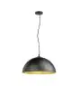SLV Forchini 50 Suspension Luminaire Plastique Noir | Convient pour 1x E27 