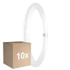 Multipack 10x Osram Tube LED T9 Circulaire (EM/Direct 230V) 18.3W 2000lm - 830 Blanc Chaud | Équivalent 32W