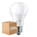 Multipack 10x Philips Corepro LED Lamp E27 Peer Mat 13W 1521lm - 840 Koel Wit | Vervangt 100W
