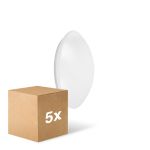 Multipack 5x Ledvance LED Bulkhead Surface Circulair 250 Wit 13W 960lm - 840 Koel Wit | 250mm - IP44 