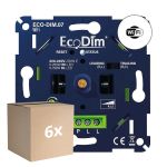 Multipack 6x EcoDim.07 LED Dimmer Wifi Druk/Draai 0-250W (RLC)