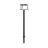 Eglo Prikspot Altilia Solar Zwart 7W 790lm - 830 Warm Wit | IP65 - Bewegingssensor