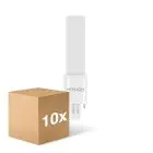 Voordeelpak 10x Noxion Lucent PL-S LED 2.8W - 840 Koel Wit | 2-Pin - Vervangt 5W