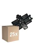 Multipack 25x Noxion GST - Compatibel T - Verbindingsstuk - 1 Mannelijk + 2 Vrouwlijk - 3 pole 1,5mm2