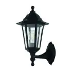Eglo Wandlamp Duanera Zwart | IP44 - Geschikt voor 1x E27