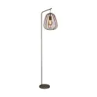 Eglo Vloerlamp Espinal Staal Brons | IP20 - Geschikt voor 1x E27 